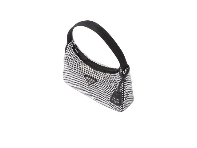Prada Prada Satin Mini-Bag With Artificial Crystals - view 3