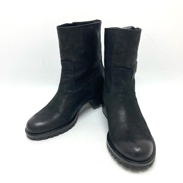 Prada PRADA Shoes shoes Short boots Boots Shoes boots Leather Black - view 2