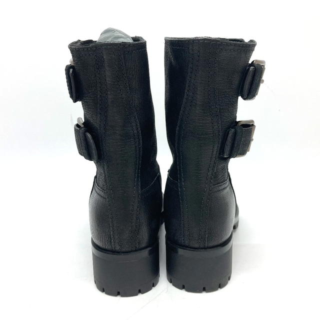 Prada PRADA Shoes shoes Short boots Boots Shoes boots Leather Black - view 4