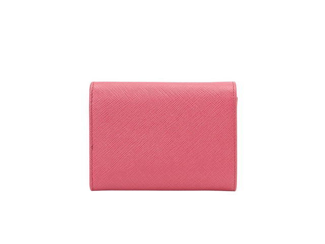 Prada Prada Small Saffiano Leather Wallet Pink - view 2
