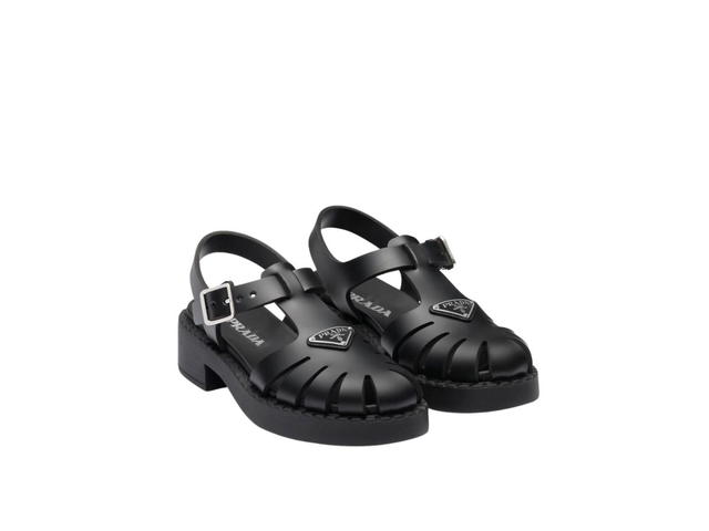 Prada Prada Sporty Foam Rubber Sandals Black - view 2