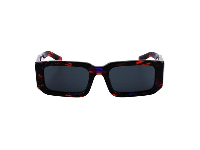 Prada Prada SPR-06Y-F-06V-5S0-54 Sunglasses In Blue-Red Havana Acetate Frame With Grey Lens - view 2