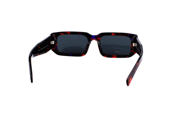 Prada Prada SPR-06Y-F-06V-5S0-54 Sunglasses In Blue-Red Havana Acetate Frame With Grey Lens - view 4
