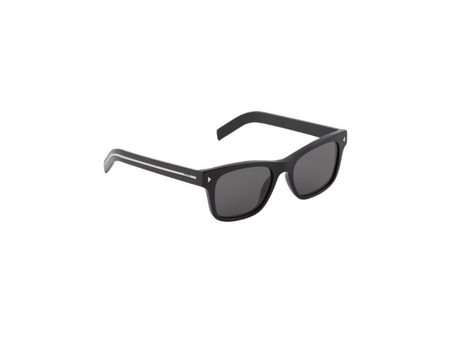 Prada Prada Sunglasses With Iconic Metal Plaque In Black Recycled Bio-Acetate Frame With Lenses Ardesia Crist - view 2