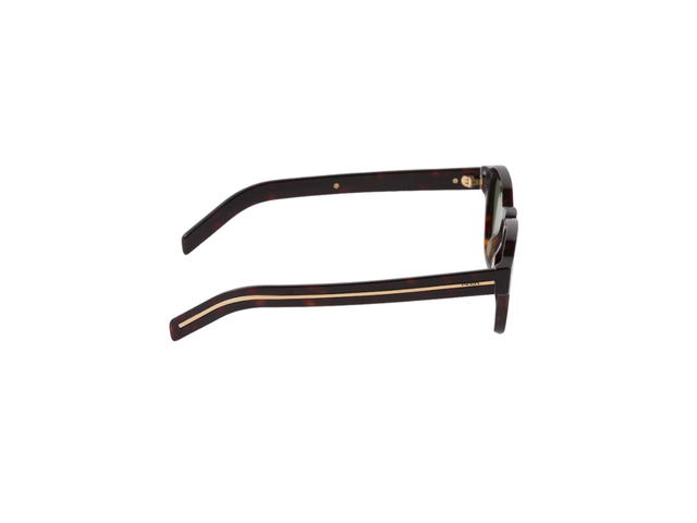 Prada Prada Sunglasses With Iconic Metal Plaque In Briarwood Tortoiseshell Recycled Bio-Acetate Frame With Willow Green Lenses - view 3