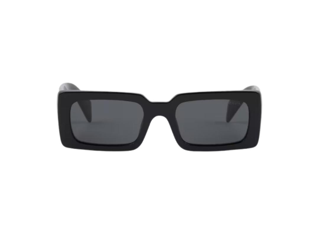 Prada Prada Sunglasses With Prada Logo In Slate Gray Lenses With Acetate