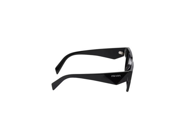 Prada Prada Symbole Sunglasses In Black Recycled Bio-acetate Frame With Slate Gray Lenses - view 3