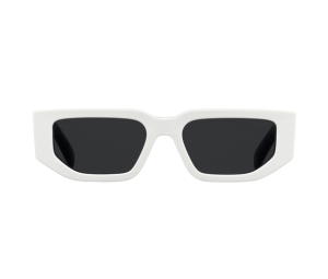 Buy Prada Symbole Sunglasses In Chalk White Acetate Frame With Slate Gray Lenses at Sasom – Authentic and Ready to Ship