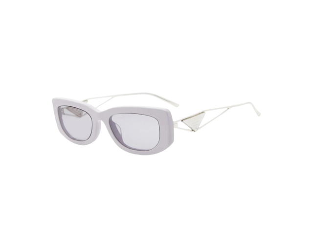 Prada Prada Symbole Sunglasses In Lilac Acetate Frame With Tint Lenses - view 2