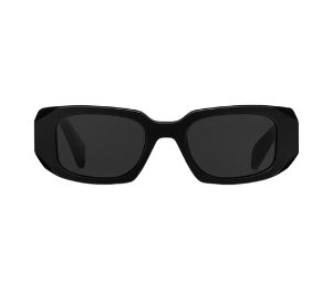 Buy Prada Symbole Sunglasses In Black Acetate Frame With Slate Gray Lenses Black at Sasom – Authentic and Ready to Ship