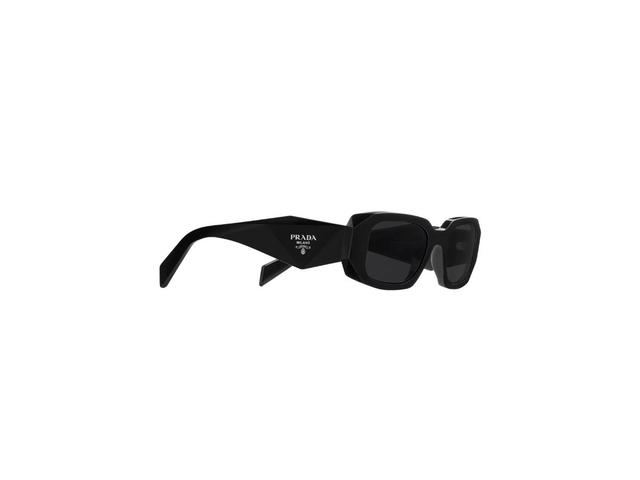 Prada Prada Symbole Sunglasses In Black Acetate Frame With Slate Gray Lenses Black - view 2