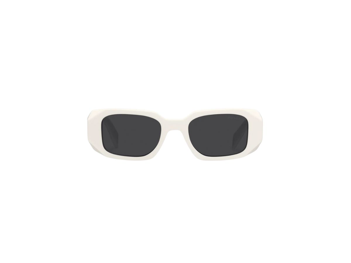 Prada Prada Symbole Sunglasses Slate Gray Lenses Chalk White
