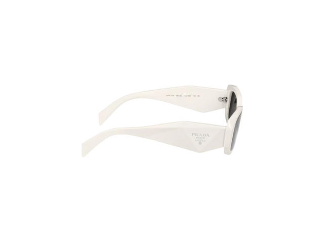 Prada Prada Symbole Sunglasses Slate Gray Lenses Chalk White - view 3