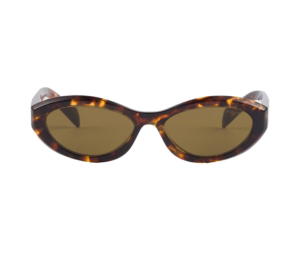 Buy Prada Symbole Sunglasses With Curved And Slightly Faceted Rims Honey Tortoiseshell at Sasom – Authentic and Ready to Ship