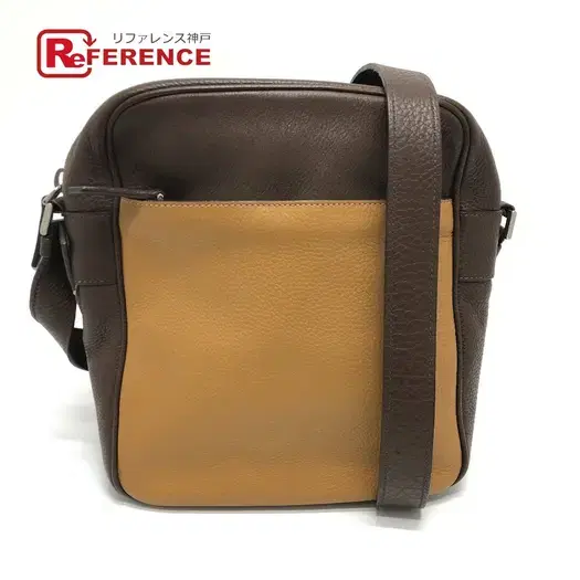 Buy PRADA Triangle logo Bicolor Bag Shoulder Bag Leather Brown/Beige at Sasom – Authentic and Ready to Ship
