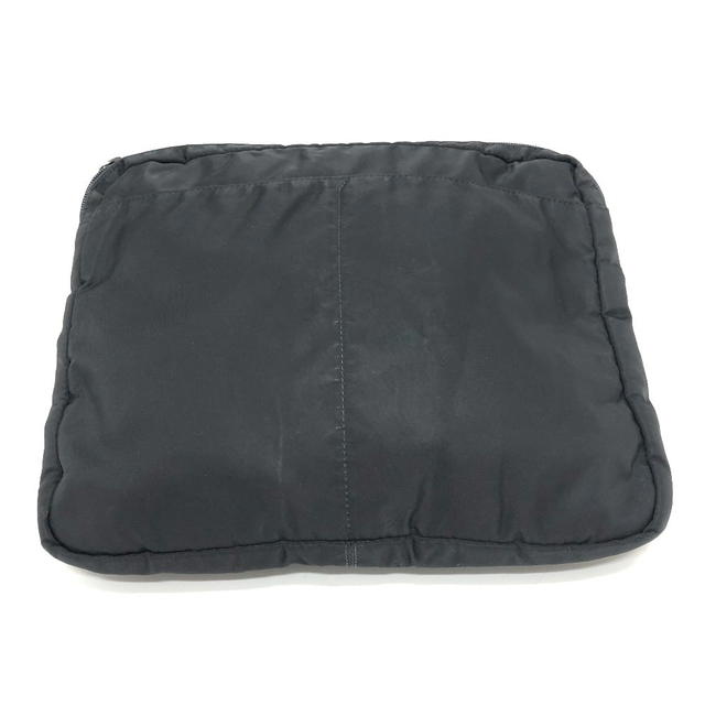 Prada PRADA Triangular plate Clutch Bag Pouch Nylon Black/SilverHardware - view 2