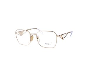 Buy Prada VPR A51 Glasses In Gold Acetate Frame With Demo Lens at Sasom – Authentic and Ready to Ship