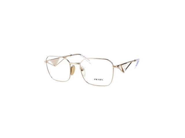 Prada Prada VPR A51 Glasses In Gold Acetate Frame With Demo Lens - view 1