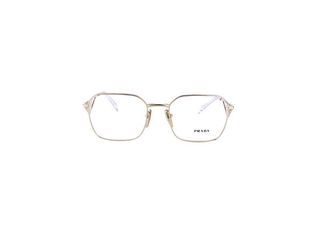 Prada Prada VPR A51 Glasses In Gold Acetate Frame With Demo Lens - view 2