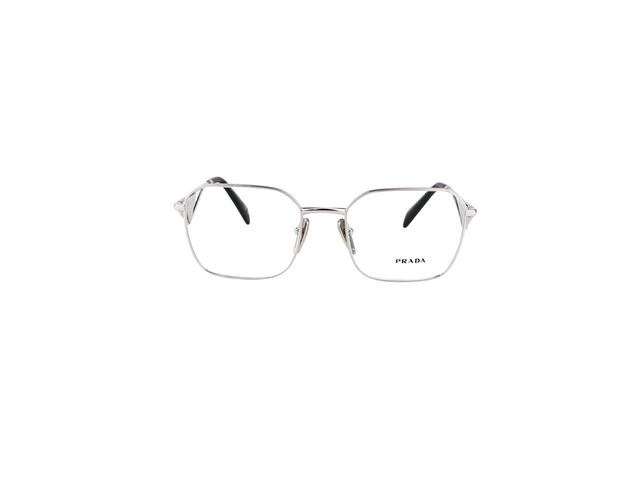 Prada Prada PR A53V Glasses In Silver Acetate Frame With Demo Lens - view 2