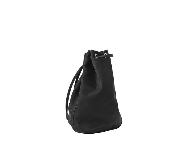 Prada Prada Bucket Bag In Black Nylon With Silver Hardware - view 2