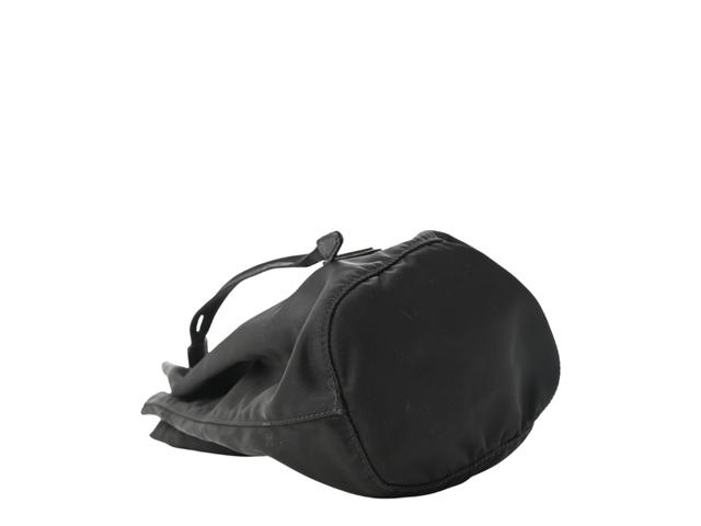 Prada Prada Bucket Bag In Black Nylon With Silver Hardware - view 3