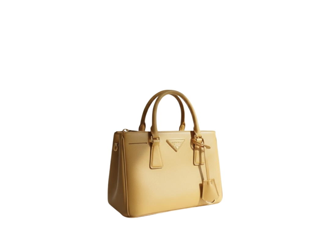 Prada Prada Galleria Tote Bag Light Yellow