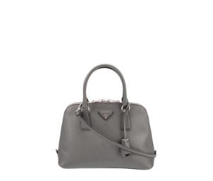 Buy Prada Saffiano Small Dome Bag Grey at Sasom – Authentic and Ready to Ship