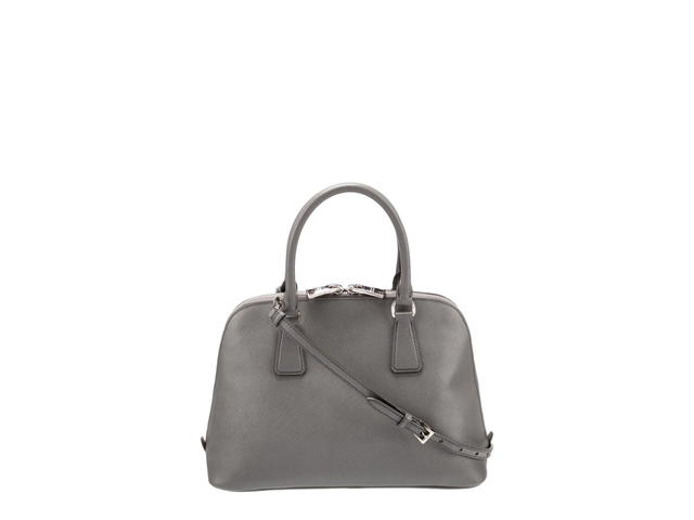 Prada Prada Saffiano Small Dome Bag Grey - view 3