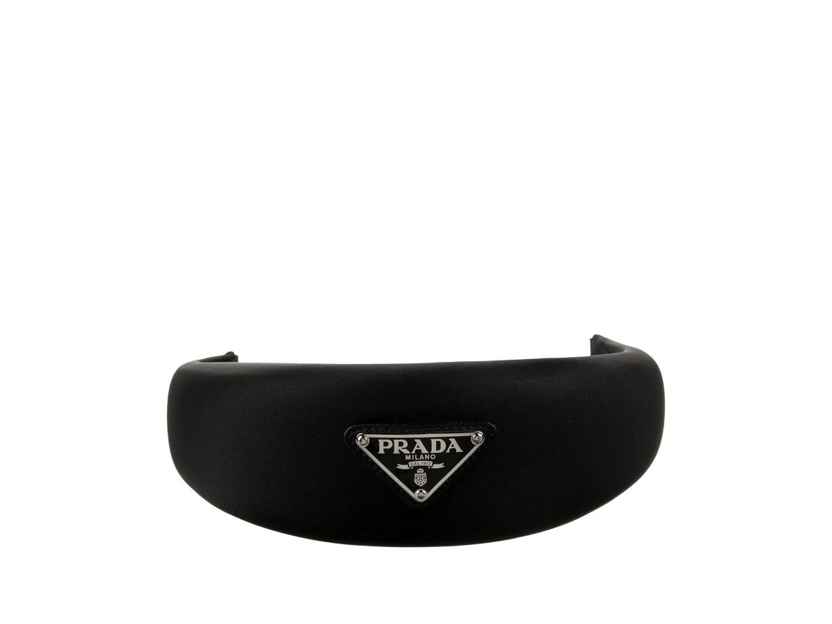 Prada Prada Re-Nylon Headband Black
