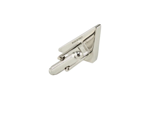 Prada Prada Crystal-Embellished Triangle Logo-Plaque Silver - view 3