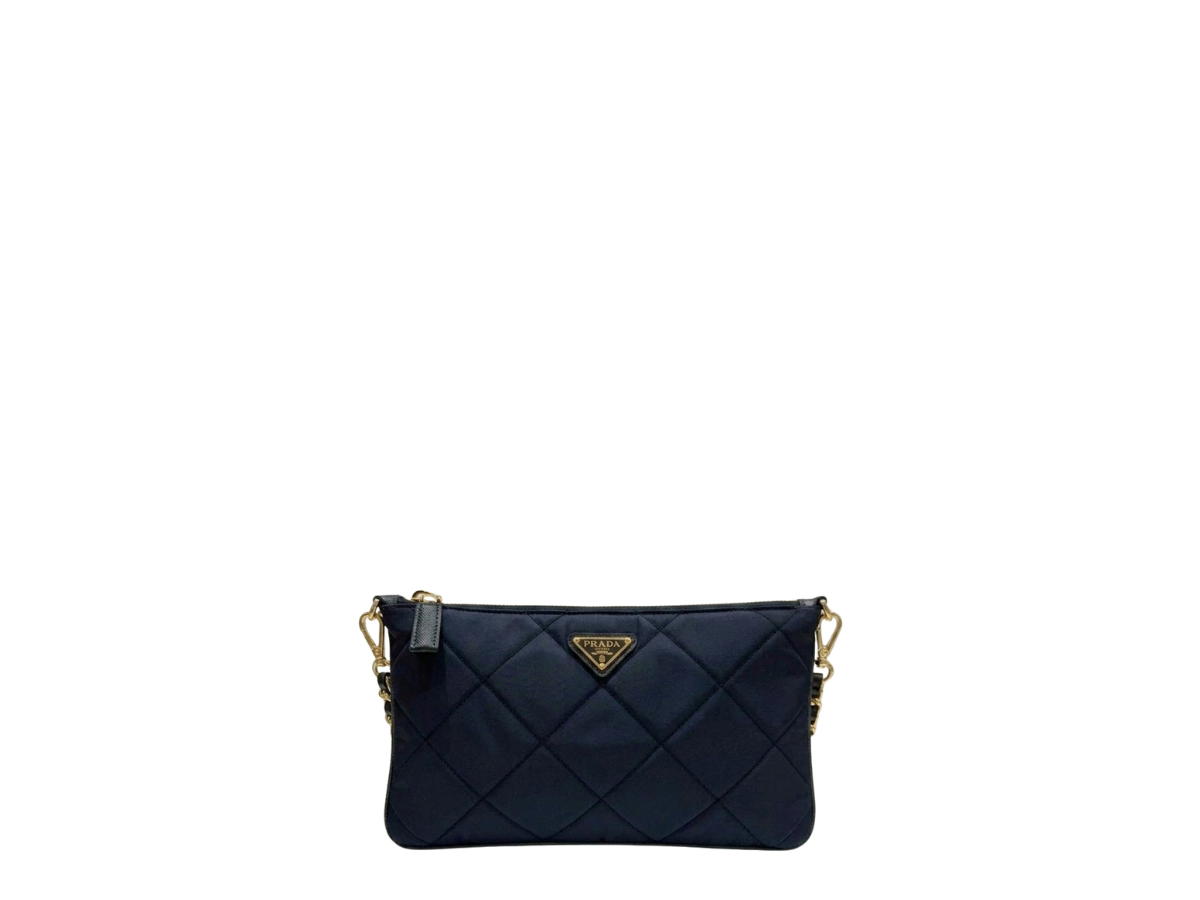 Prada Prada Re-Nylon Pouch Dark Navy
