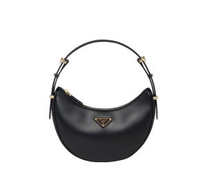Buy Prada Arqué Small Leather Shoulder Bag Black at Sasom – Authentic and Ready to Ship