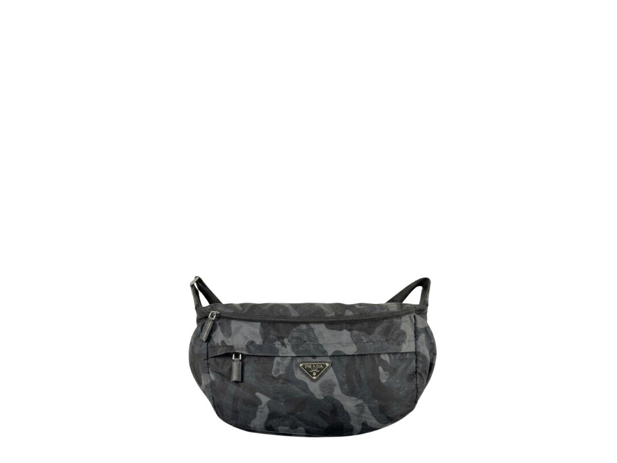 Prada Prada Camera Bag Gray Blue