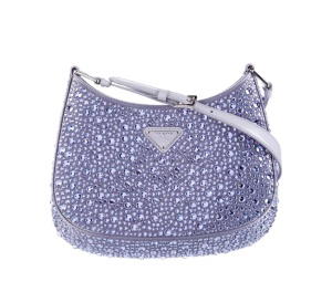 Buy Prada Crystal Embellished Cleo Shoulder Bag Light Purple at Sasom – Authentic and Ready to Ship