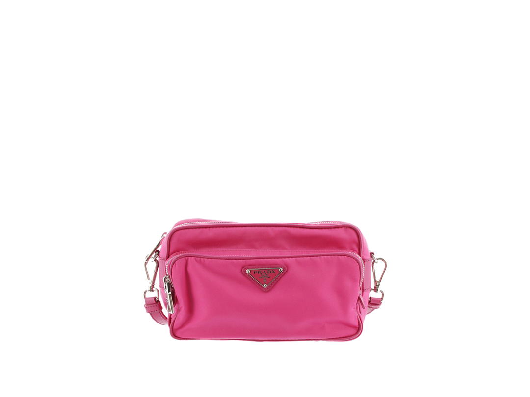 Prada Prada Tessuto Messenger Bag Pink