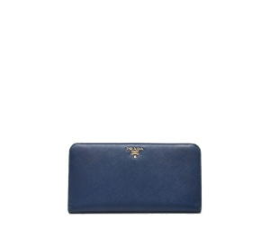 Buy Prada Large Organizer Wallet Blue at Sasom – Authentic and Ready to Ship