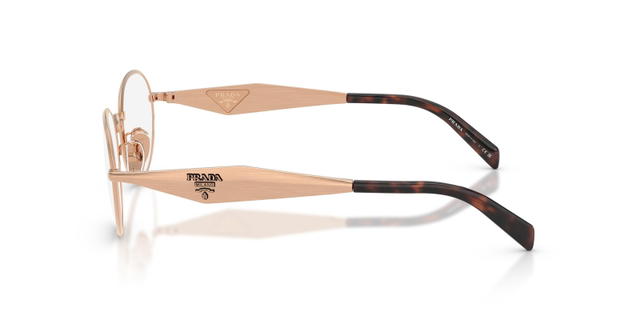 Prada Prada PRD53VD Oval Glasses Rose Gold - view 3