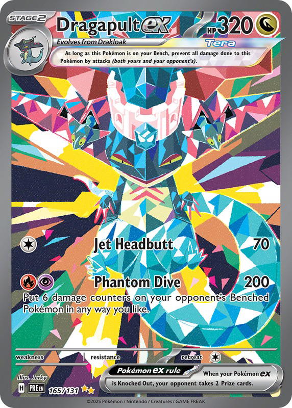 Pokemon Pokemon Dragapult ex SIR [PRE 165/131] Scarlet & Violet "Prismatic Evolutions" (EN)