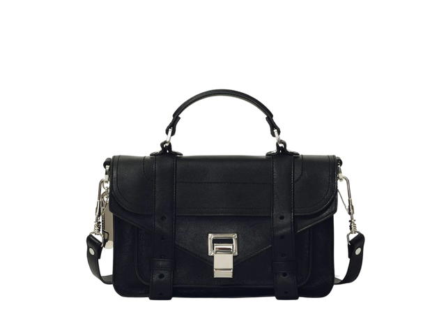 Proenza Schouler Proenza PS1 Tiny Bag In Lambskin Leather With Silver-Tone Hardware Black - view 1