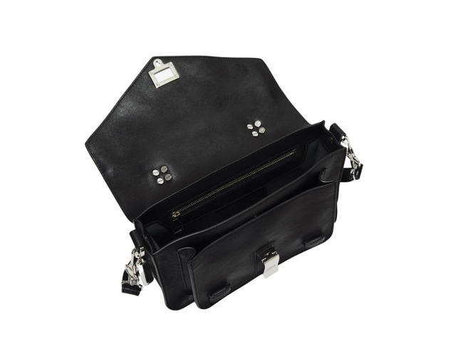 Proenza Schouler Proenza PS1 Tiny Bag In Lambskin Leather With Silver-Tone Hardware Black - view 3