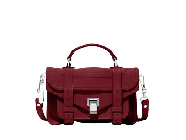 Proenza Schouler Proenza PS1 Tiny Bag In Lambskin Leather With Silver-Tone Hardware Red - view 1