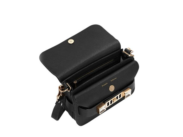 Proenza Schouler Proenza PS11 Mini Classic Bag In Leather With Gold Tone Hardware Black - view 3