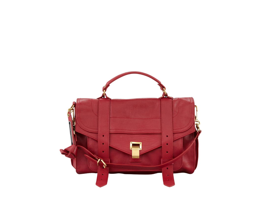 Proenza Schouler Proenza Schouler PS1 Medium Bag In Lambskin With Gold-Tone Hardware Red
