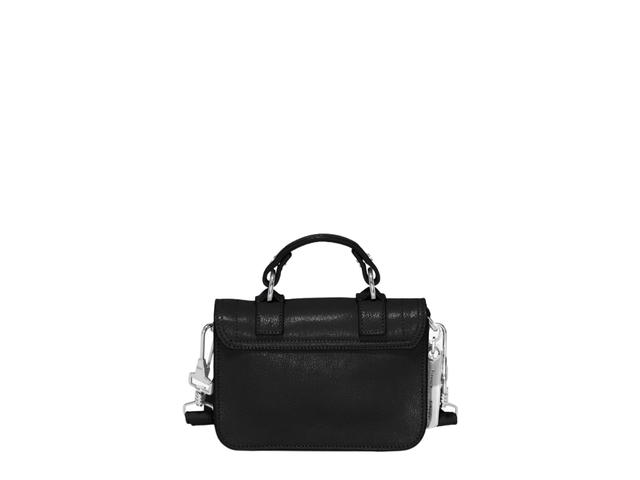 Proenza Schouler Proenza Schouler PS1 Micro Bag In Lambskin Leather With Silver-Tone Metal Hardware Black - view 2