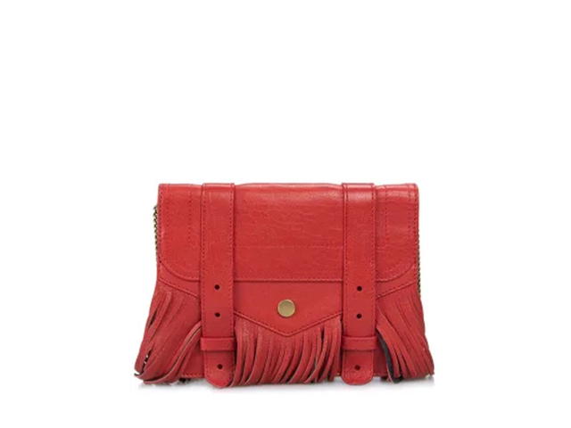 Proenza Schouler Proenza Schouler PS1 Wallet On Chain In Calfskin With Gold-Tone Hardware Red - view 1