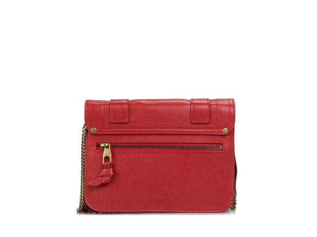 Proenza Schouler Proenza Schouler PS1 Wallet On Chain In Calfskin With Gold-Tone Hardware Red - view 2