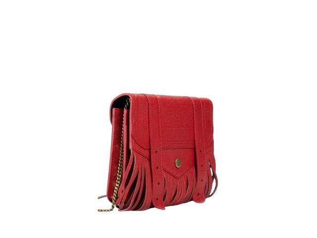 Proenza Schouler Proenza Schouler PS1 Wallet On Chain In Calfskin With Gold-Tone Hardware Red - view 3