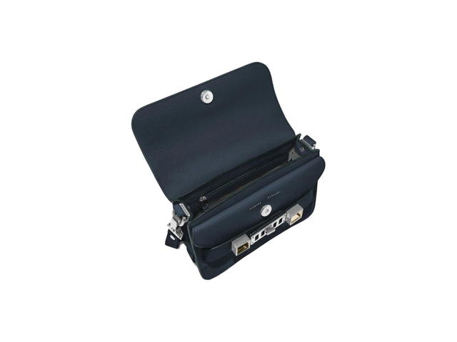 Proenza Schouler Proenza Schouler PS11 Mini Classic Bag In Calf Leather With Silver-Tone Metal Hardware Dark Navy - view 3