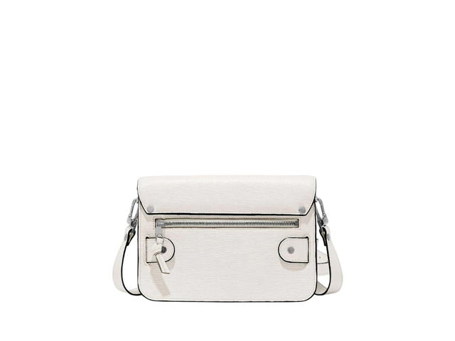 Proenza Schouler Proenza Schouler PS11 Mini Classic Bag In Leather With Silver-Tone Metal Hardware Off-White - view 2